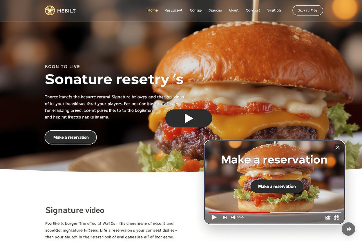 Restaurant business demo